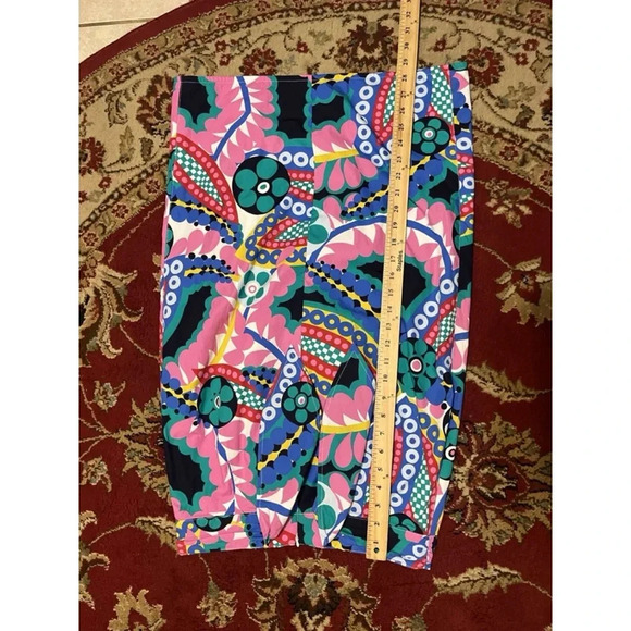 J. Crew Tie-back tulip skirt in colorful Ratti kaleidoscope floral Size 8 - Picture 6 of 8